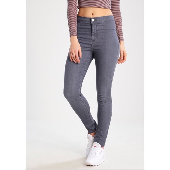petite grey jeans